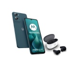 Smartphone Motorola Pack G06 4/64 Go Tapestry bleu + buds 2 Carbon blanc/noir