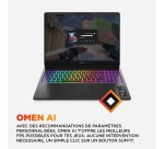 PC portable Hp Gaming OMEN MAX 16-ak0026nf 16'' WQXGA 240 Hz AMD Ryzen IA 7 32 Go RAM 1 To SSD Nvidia GeForce RTX 5070 Noir céleste