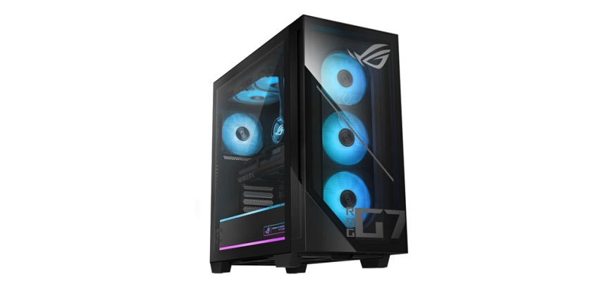 Unité Centrale Asus Gaming ROG G7 GM700TZ-DRFR9700X062W AMD Ryzen 7 32 Go RAM 1 To SSD Nvidia GeForce RTX 5060 Ti Noir