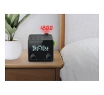 Radio-réveil Muse M-189 CDB avec projection de l'heure FM / DAB+ Noir