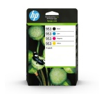 Cartouche d'encre Hp HP 953 Pack de 4 Cartouches d'Encre Noire, Cyan, Magenta et Jaune Authentiques (6ZC69AE)