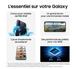 Smartphone Samsung Pack Galaxy A57 6.7" 5G Nano SIM 128 Go Gris + Casque sans fil Lacoste