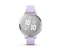 Montre connectée Garmin Lily 2 Active Argent avec bracelet en silicone Violet