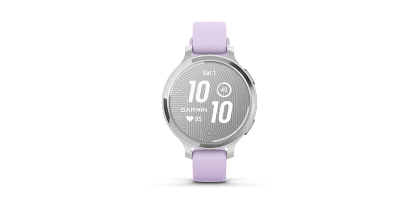 Montre connectée Garmin Lily 2 Active Argent avec bracelet en silicone Violet