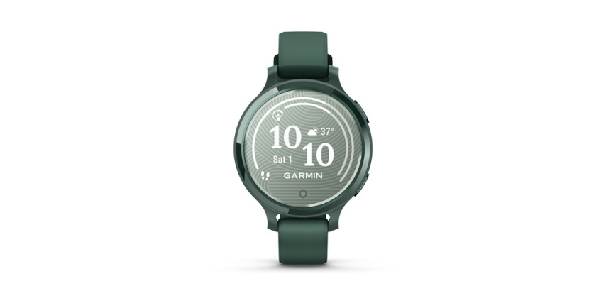 Montre connectée Garmin Lily 2 Active Vert Jaspe avec bracelet en silicone Vert sapin