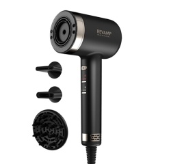 Sèche-cheveux Revamp Tri-Care RV DR-7250-EU Noir Argent