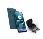 Smartphone Motorola Pack G06 power 4/256 Go Bleu Tapestry + buds Bass Dark shadow