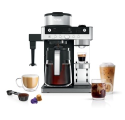 Cafetière filtre Ninja Prestige DualBrew system CFN802EU Noir Argent