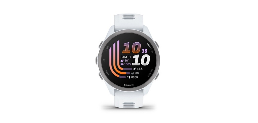 Montre connectée Garmin Forerunner 170 GPS Blanc et Bleu nuage