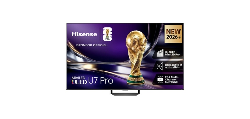 TV LED Hisense Mini LED QLED 75U7S PRO 189 cm 2026