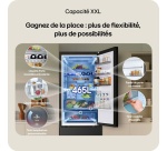 Réfrigérateur congélateur en bas Lg GBBW322CEV Noir