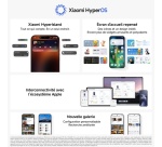 Smartphone Xiaomi 17T Pro 6,83" 5G Double nano SIM 512 Go Bleu conçu avec Leica