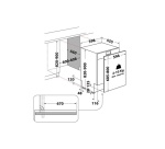 Lave-vaisselle encastrable Whirlpool W0ITP61LSW