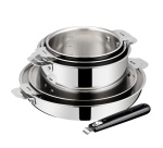 Batterie de cuisine Lagostina ESPERTA TRIPLY POIGNEE AMOVIBLE Lot 6pcs