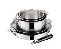 Batterie de cuisine Lagostina ESPERTA TRIPLY POIGNEE AMOVIBLE Lot 6pcs