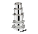 Batterie de cuisine Lagostina ESPERTA TRIPLY POIGNEE AMOVIBLE Lot 6pcs