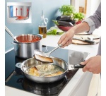 Batterie de cuisine Lagostina ESPERTA TRIPLY POIGNEE AMOVIBLE Lot 6pcs