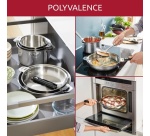 Batterie de cuisine Lagostina ESPERTA TRIPLY POIGNEE AMOVIBLE Lot 6pcs