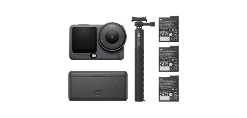 Caméra sport Dji Osmo Action 6 Adventure Combo
