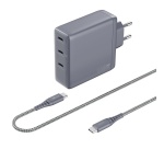 Chargeur et câble d'alimentation PC Accsup CV 140W+CBL USBC BK