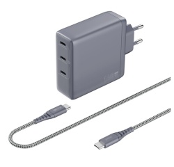 Chargeur et câble d'alimentation PC Accsup CV 140W+CBL USBC BK
