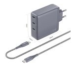 Chargeur et câble d'alimentation PC Accsup CV 140W+CBL USBC BK