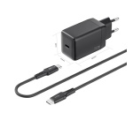 Chargeur et câble d'alimentation PC Accsup CV 70W+CBL USBC BK