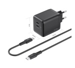 Chargeur et câble d'alimentation PC Accsup CV 100W+CBL USBC BK