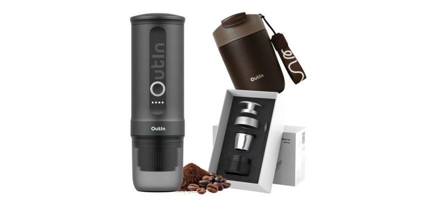 Machine à expresso Outin Pack Nano Gris Sidéral