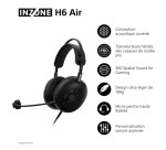 Casque PC Sony gaming arceau circum-aural filaire ouvert Inzone H6 Air à réduction de bruit Noir pour PS5 PC et Xbox