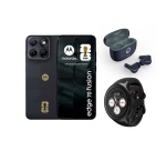 Smartphone Motorola Pack Edge 70 Fusion 6.78" 5G Double SIM 256 Go Fifa Edition Noir + Ecouteurs sans fil Motorola Moto Buds 2 Plus + Montre connectée Motorola Moto Watch Noir