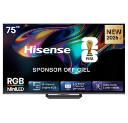 TV LED Hisense RGB Mini LED 4K 75UR8S 189 cm 2026