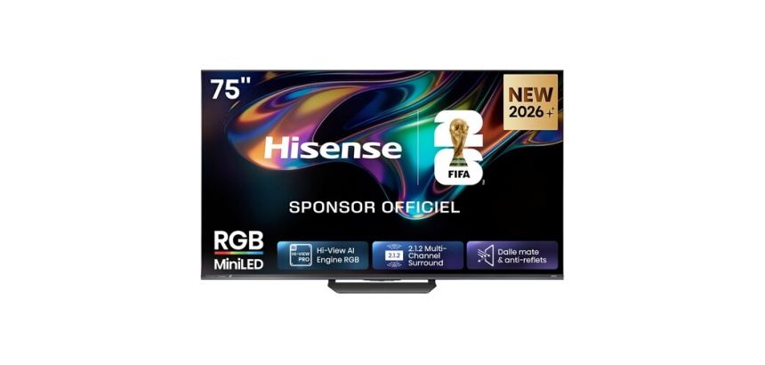 TV LED Hisense RGB Mini LED 4K 75UR8S 189 cm 2026