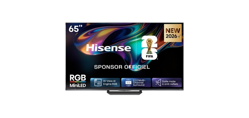 TV LED Hisense RGB Mini LED 4K 65UR8S 164 cm 2026