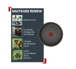 Sauteuse Tefal Ingenio Renew Ceram P2003502 SA24 24 cm Gris anthracie