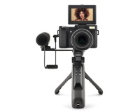 Appareil photo compact Agfaphoto Kit Vlogging Realishot VLG-4K Optique Noir + Accessoires