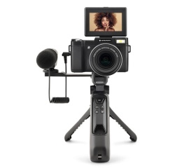 Appareil photo compact Agfaphoto Kit Vlogging Realishot VLG-4K Optique Noir + Accessoires