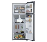 Réfrigérateur congélateur en haut Haier HPR5718ENMX Gris