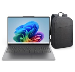 PC portable Lenovo Pack IdeaPad Slim 5 16IPH11 16" OLED 60 Hz Intel Core Ultra 5 16 Go RAM 512 Go SSD Gris + Sac à dos