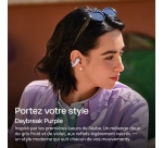 Ecouteurs Shokz TWS CONDUCTION AERIENNE EAR RING OPEN DOTS AIR LILAS