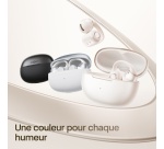 Ecouteurs Shokz TWS CONDUCTION AERIENNE EAR RING OPEN DOTS 2 BLANC