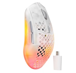 Souris Steelseries gaming sans fil Aerox 3 Wireless Gen 2 Ghost