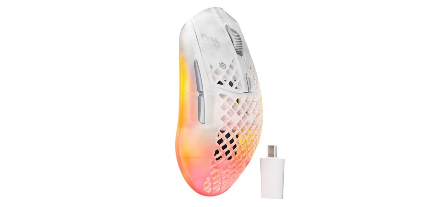 Souris Steelseries gaming sans fil Aerox 3 Wireless Gen 2 Ghost