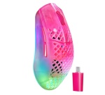 Souris Steelseries gaming sans fil Aerox 3 Wireless Gen 2 Magenta Haze