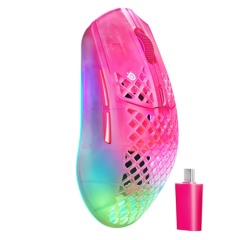 Souris Steelseries gaming sans fil Aerox 3 Wireless Gen 2 Magenta Haze