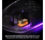 Souris Steelseries gaming sans fil Aerox 3 Wireless Gen 2 Magenta Haze