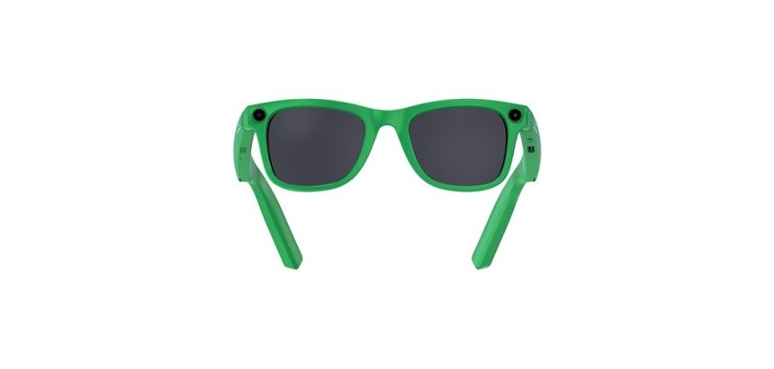 Lunettes connectées IA Imiki de soleil Vert vintage
