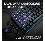 Clavier Logitech avec fil gaming Azerty G512 X 75 Noir