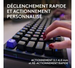Clavier Logitech avec fil gaming Azerty G512 X 75 Noir