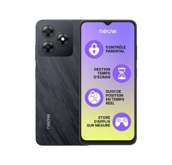 Smartphone Neow Ado Safe 6.56" Double nano SIM 64 Go Noir
